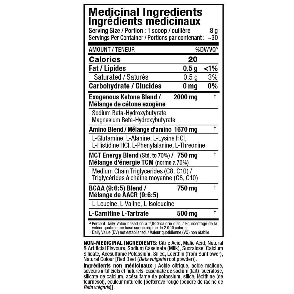 KetoCuts / Ketogenic Energy Drink - 240 грама - Feel You