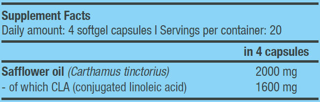 CLA 400 mg. / 80 Caps.