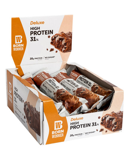 Deluxe Protein Bar Box / 12 x 55 g / Cookies & Cream - Feel You