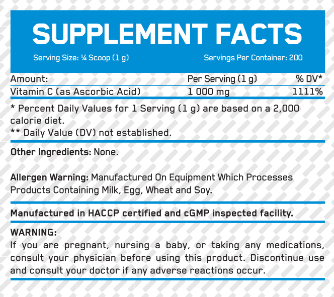 Vitamin C Powder - 0.200 кг