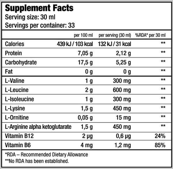Liquid BCAA 1000 ml. - Feel You