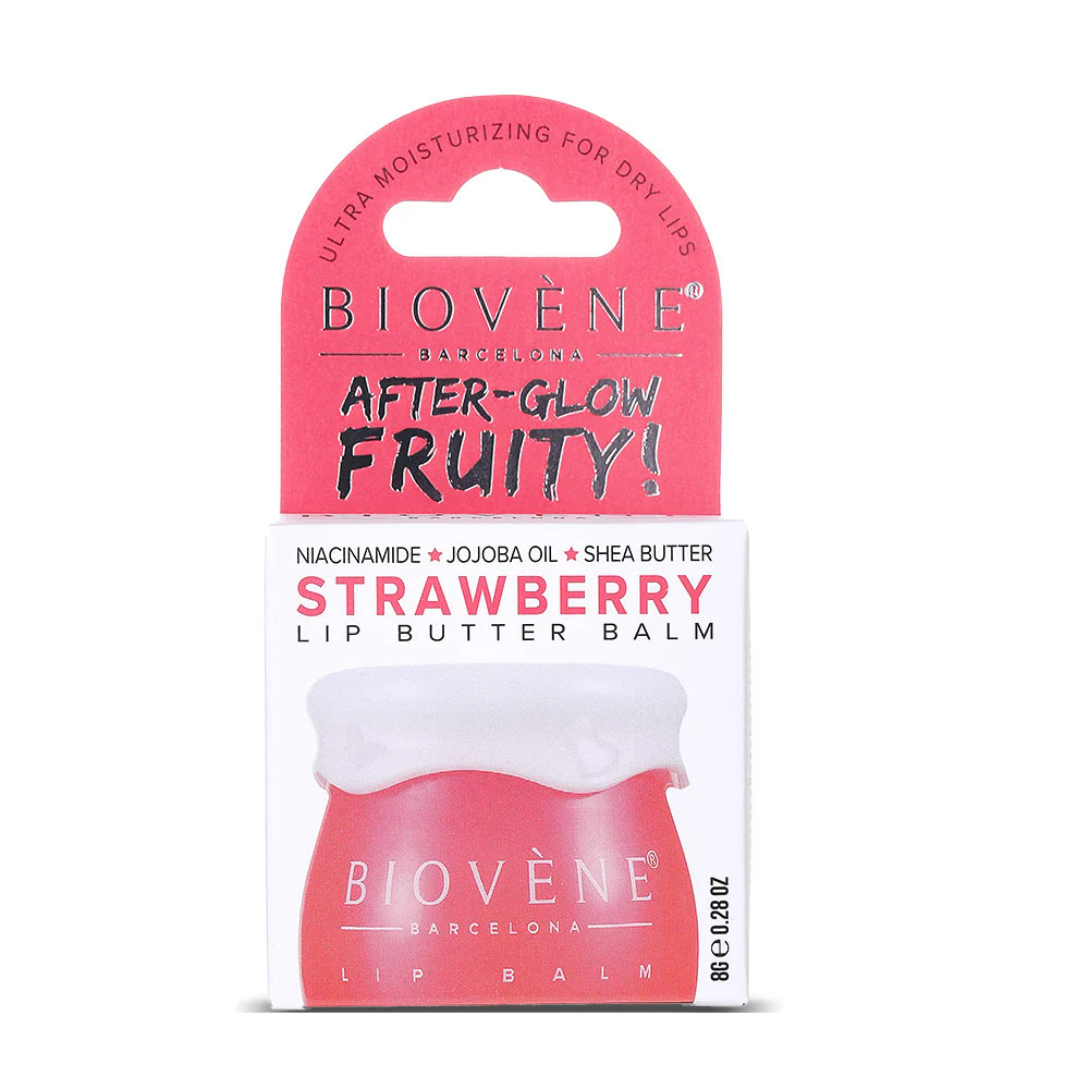 Балсам за устни с ягода и ниацинамид за сияен завършек - 8 грама - Feel You