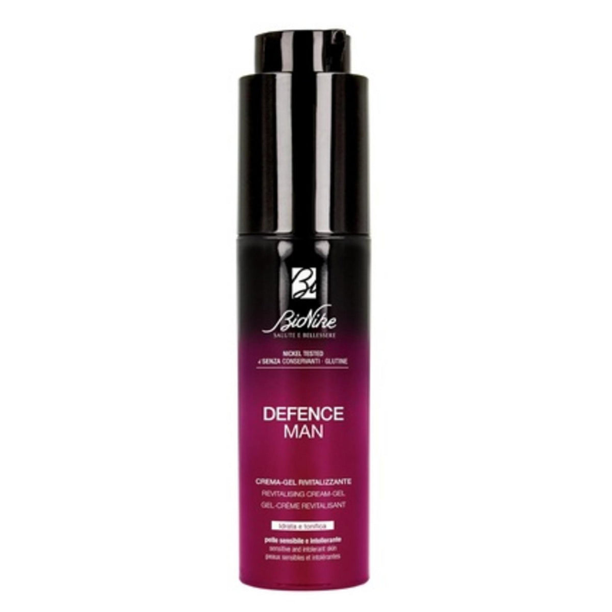 BioNike, Defence Man, Revitalizing, Daily, Gel Cream, For Face, 50 ml