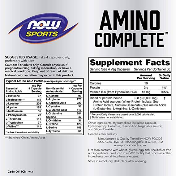 Amino Complete 850 mg - 360 капсули - Feel You
