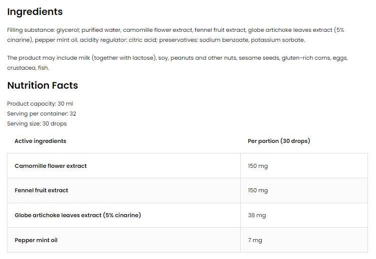 Digestive Drops | Digestive System Health 30 мл - Feel You