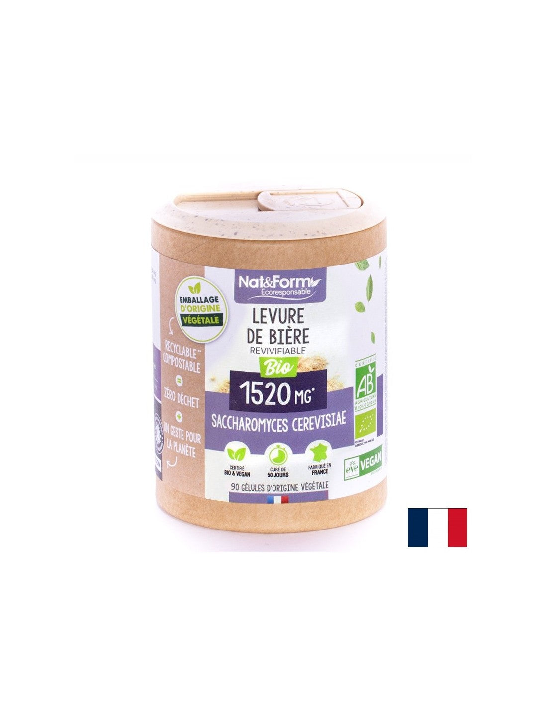 Коса, кожа и нокти - Бирена мая Био, 90 капсули - Feel You