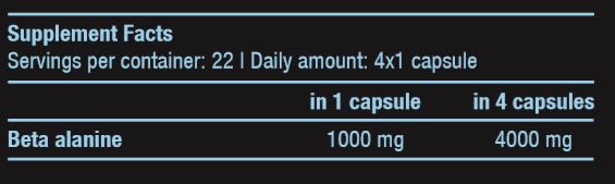 Beta Alanine / 90 Caps
