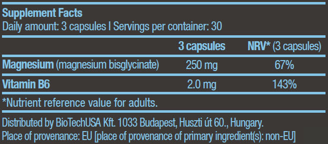 Magnesium Bisglycinate / 90 Caps - Feel You