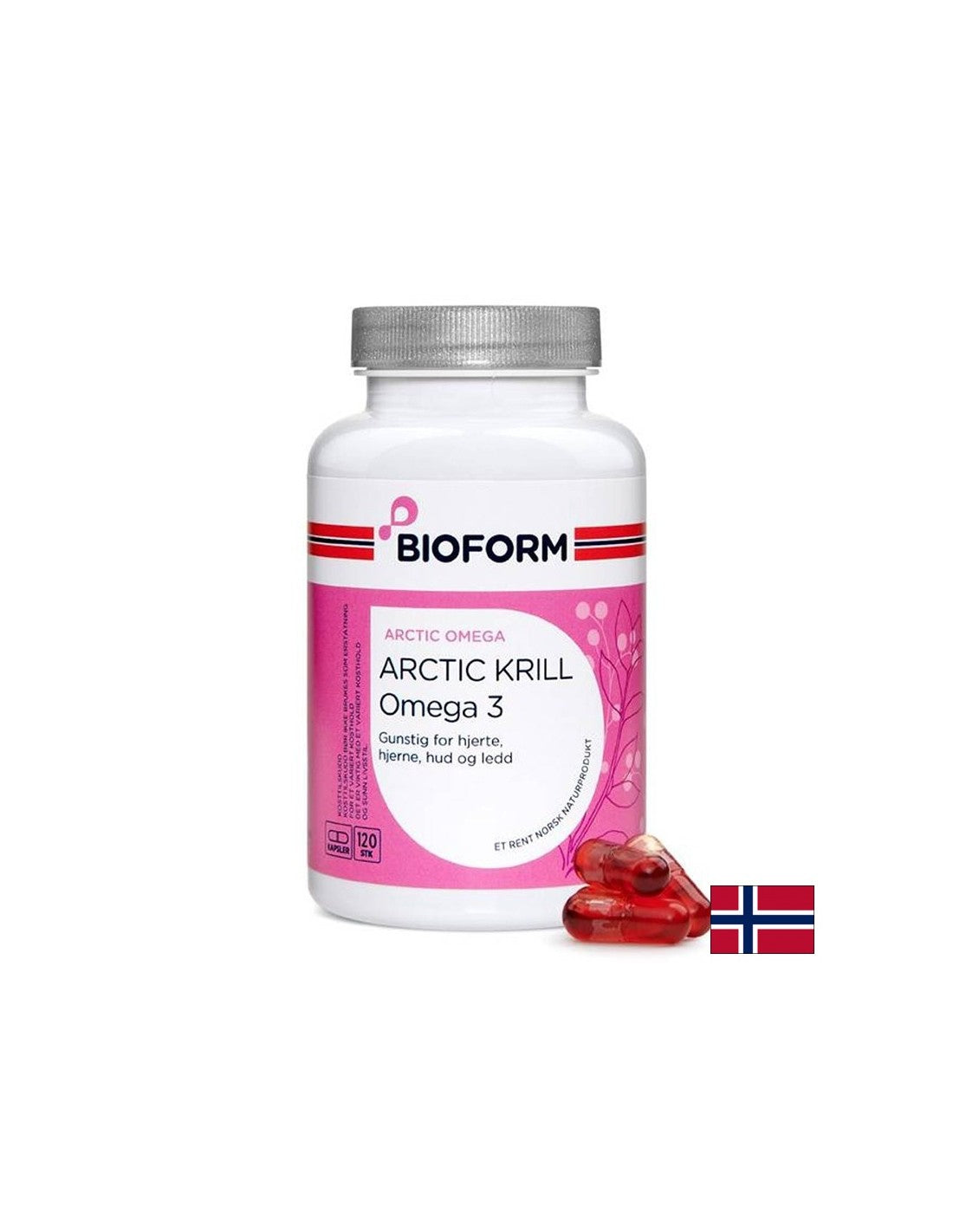 Грижа за сърцето, ставите и зрението - Масло от арктически крил, 920 mg х 120 капсули - Feel You