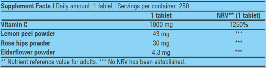 Vitamin C 1000mg. Bioflavonoids / 250 Tabs.