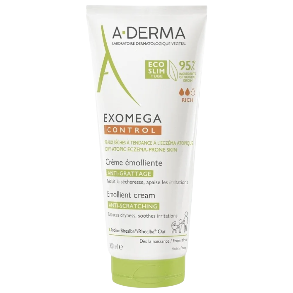 A-Derma - Exomega Control Rich Emollient Cream - 200ml - Feel You