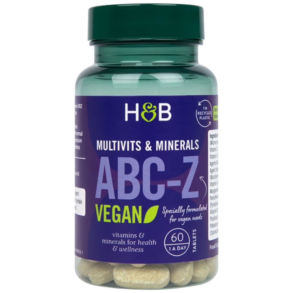 ABC to Z | Vegan Multivitamins - 60 Таблетки - Feel You