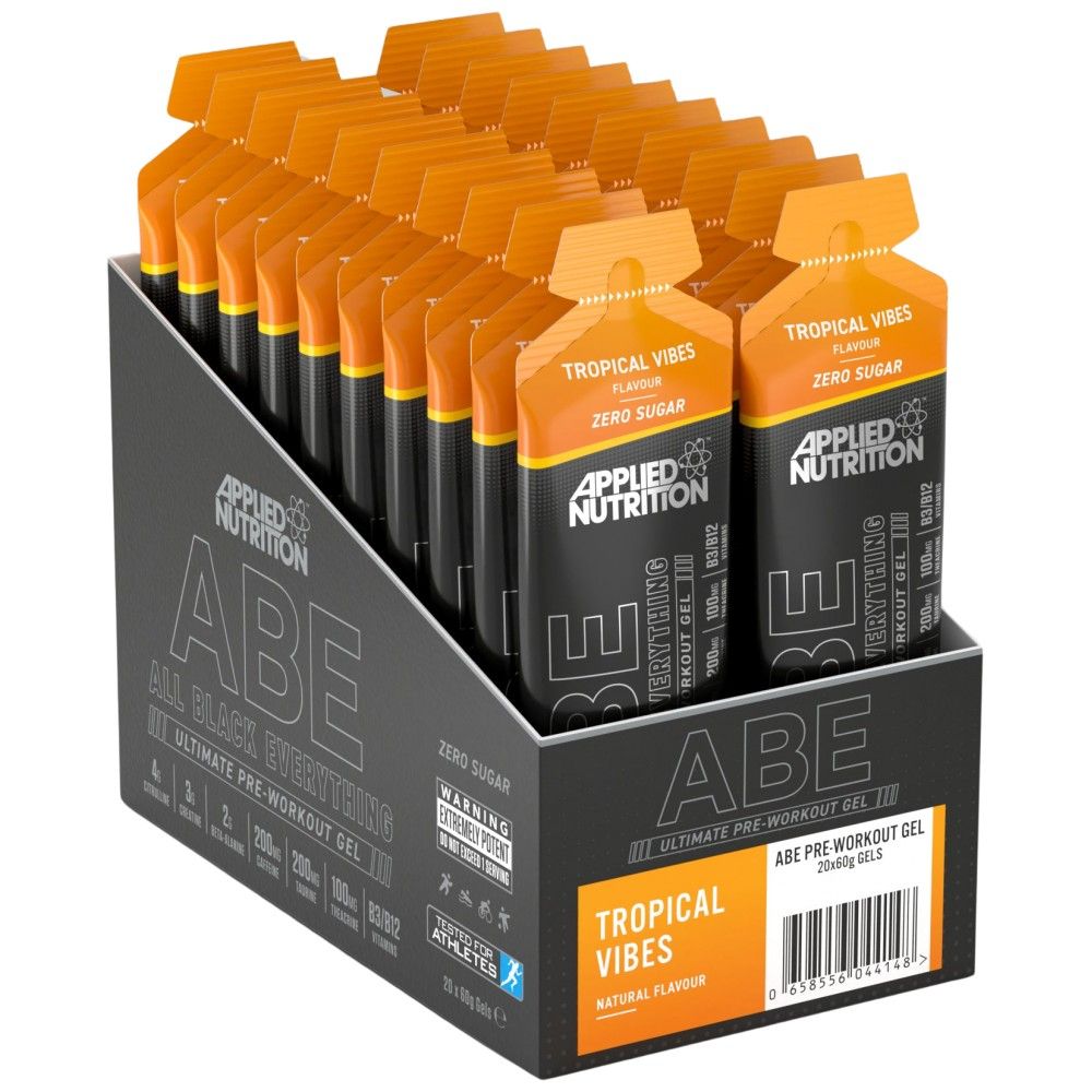 ABE Gel | All Black Everything Pre-Workout - 20 x 60 грама - Feel You