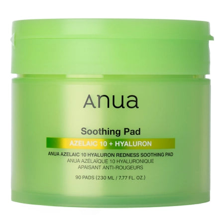ANUA AZELAIC 10 HYALURON REDNESS SOOTHING PAD, 90 pads*230 ml - Feel You