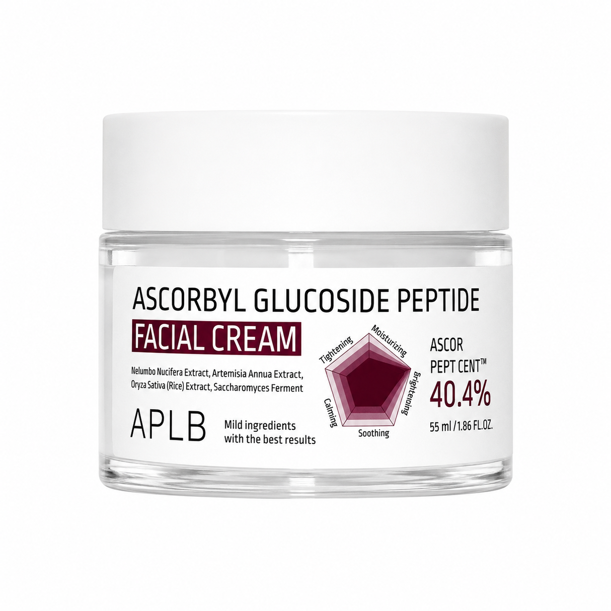 APLB - Ascorbyl Glucoside Peptide Facial Cream, 55ml