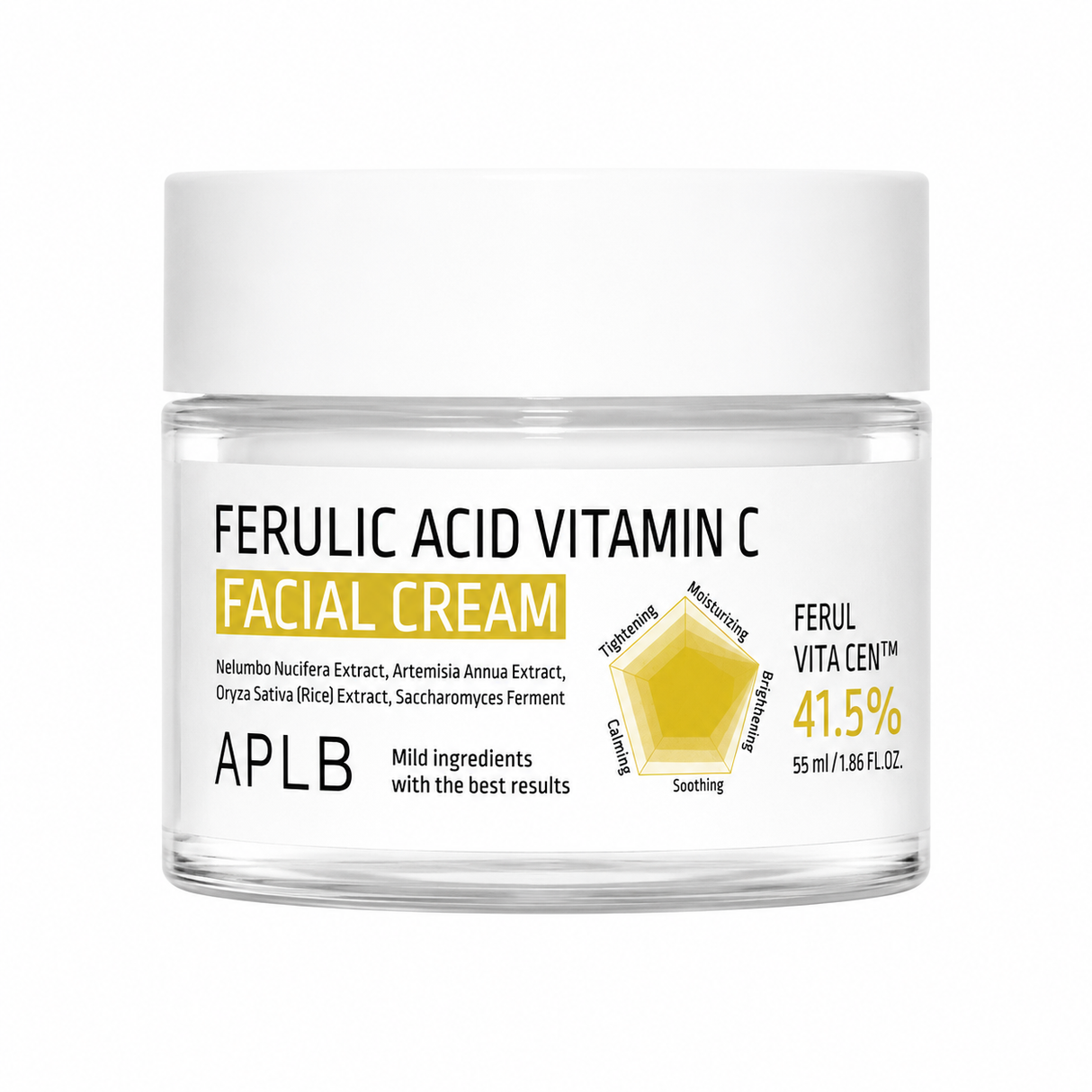 APLB - Ferulic Acid Vitamin C Facial Cream, 55ml