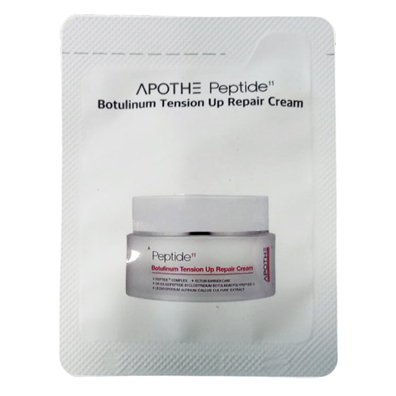 APOTHE SAMPLE Peptide 11 Botulinum Tension Up Repair Cream Sample Pouch 2 ml - Feel You