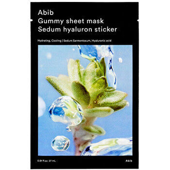 Abib - Sedum Hyaluron Sticker Gummy Sheet Mask - Hydratační plátýnková maska - 27ml - Feel You