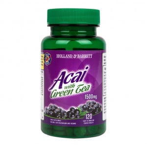 Acai Berry 1500 mg | with Green Tea - 120 Таблетки - Feel You