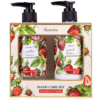 Accentra - Strawberry & Vanilla Essential Botanics Hand Care Set - Dárková sada péče o ruce - Feel You