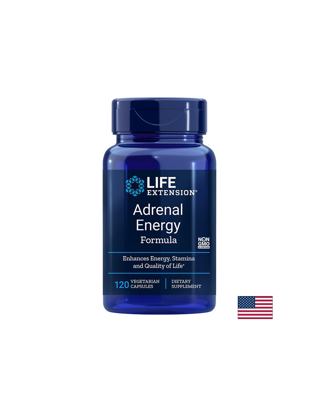 Adrenal Energy Formula/ При стрес и безпокойство х 120 капсули - Feel You