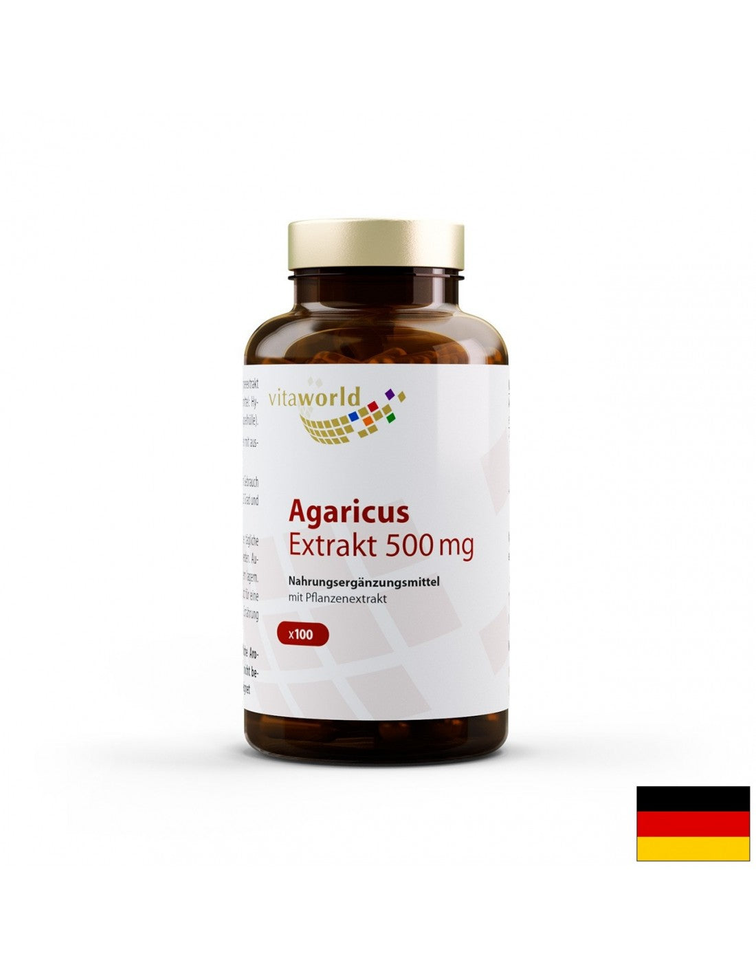 Agaricusextrakt / Агарикус 500mg, 100 капсули - Feel You