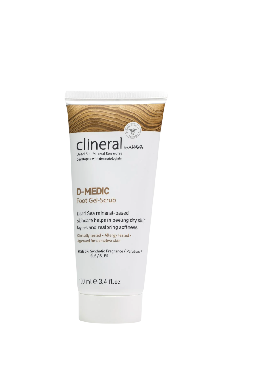 Ahava, Clineral D-Medic, Peeling, Foot Scrub, 100 ml - Feel You
