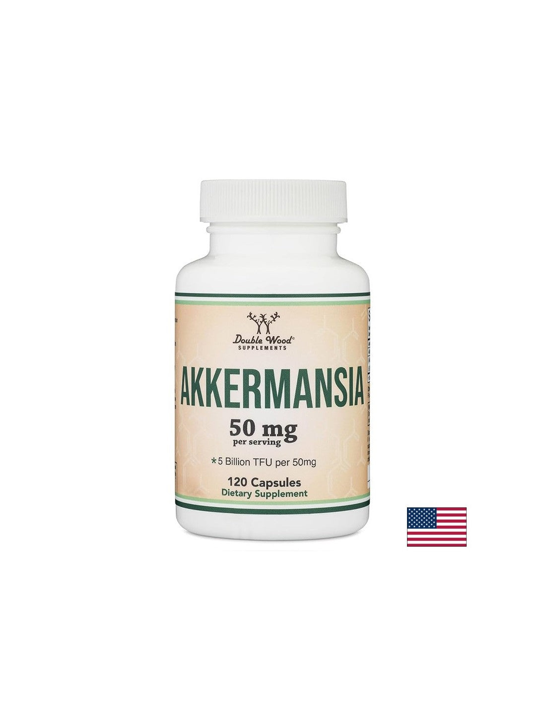 Пробиотик Акермансия - контрол на кръвната захар и теглото - Akkermansia, 5 млрд. активни пробиотици, 120 капсули, 60 дози