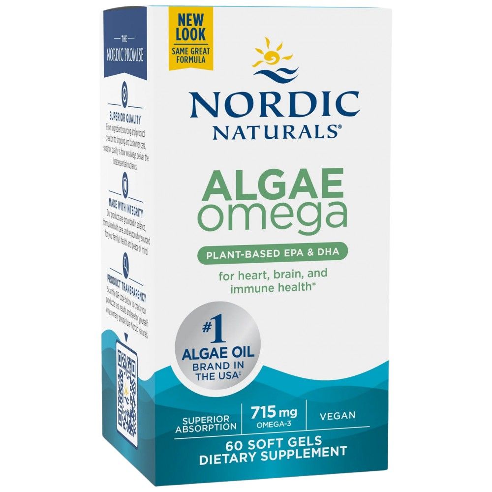 Algae Omega 715 mg - 60 Гел капсули - Feel You