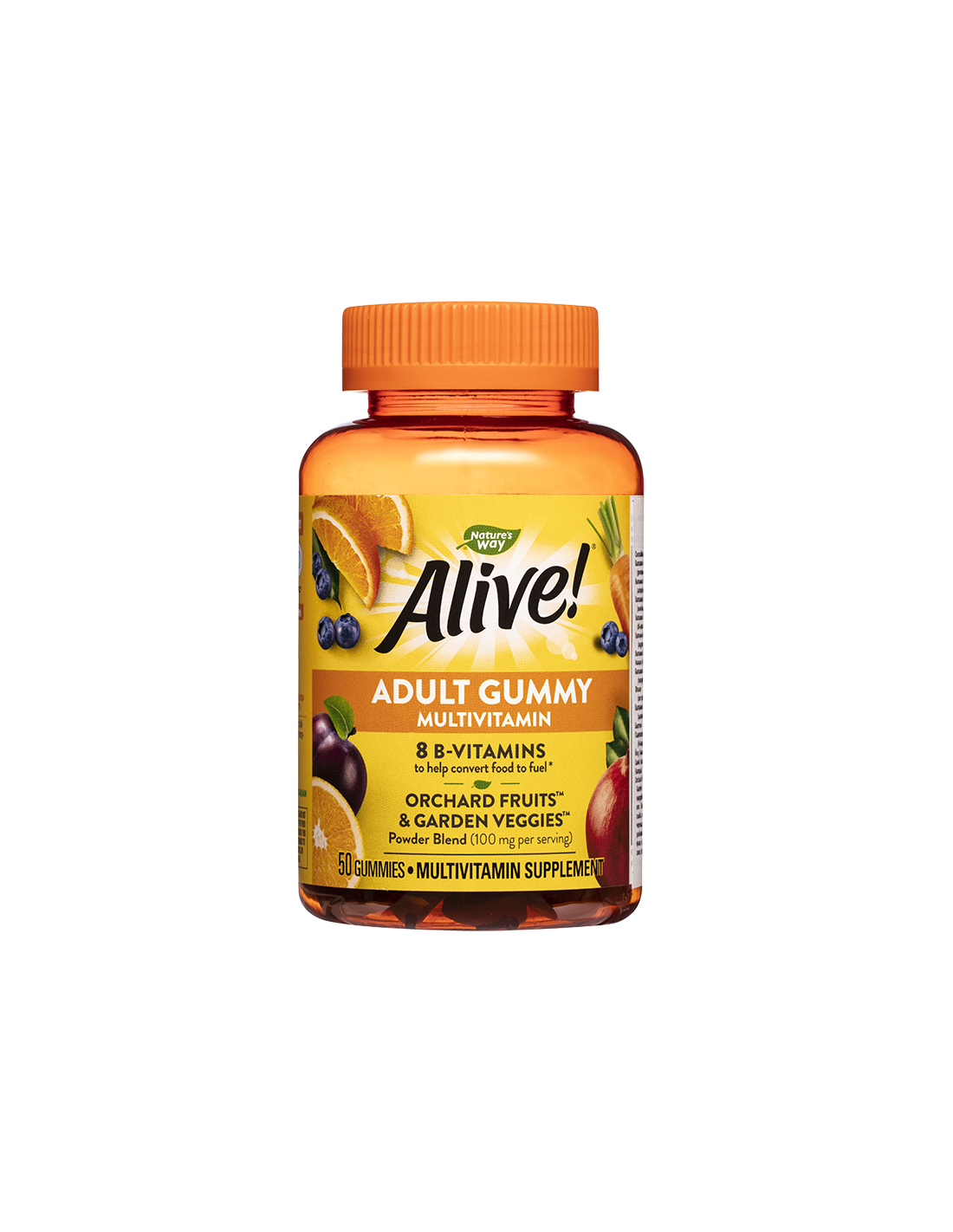 Alive! Adult Gummy Multivitamin/ Алайв! Мултивитамини, 50 желирани таблетки Nature’s Way - Feel You