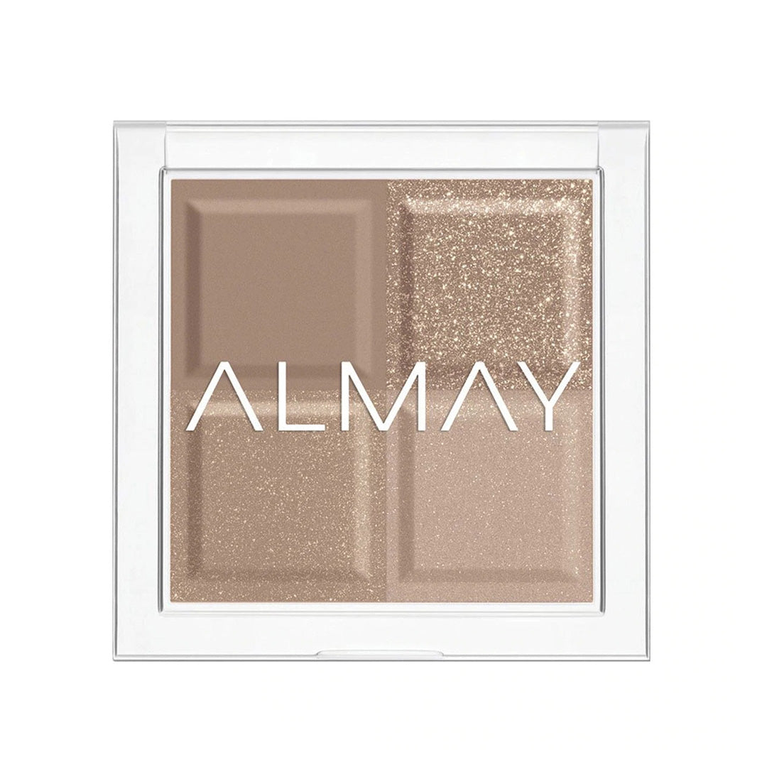 Almay, Shadow Quad, Eyeshadow Palette, 130, Oyster, 4 Shades, 3.5 g - Feel You
