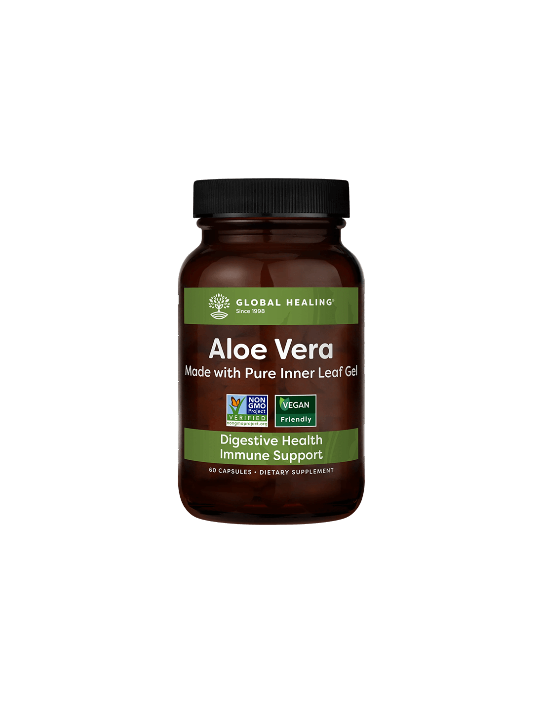 Aloe Fuzion™ Bio-Active Formula / Алое вера биоактивна формула, 60 капсули Global Healing - Feel You