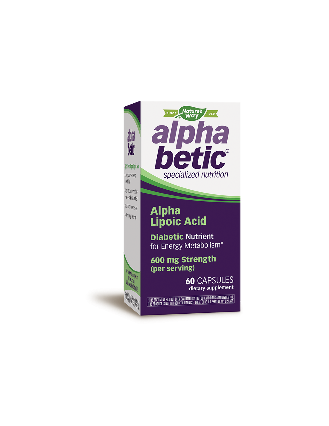 AlphaBetic® Alpha Lipoic Acid/ Алфа Бетик® Алфа Липоева Киселина 200 mg x 60 капсули Nature’s Way - Feel You