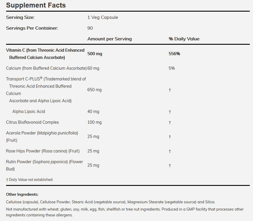 AlphaSorb-C 500 МГ - 90 капсули - Feel You