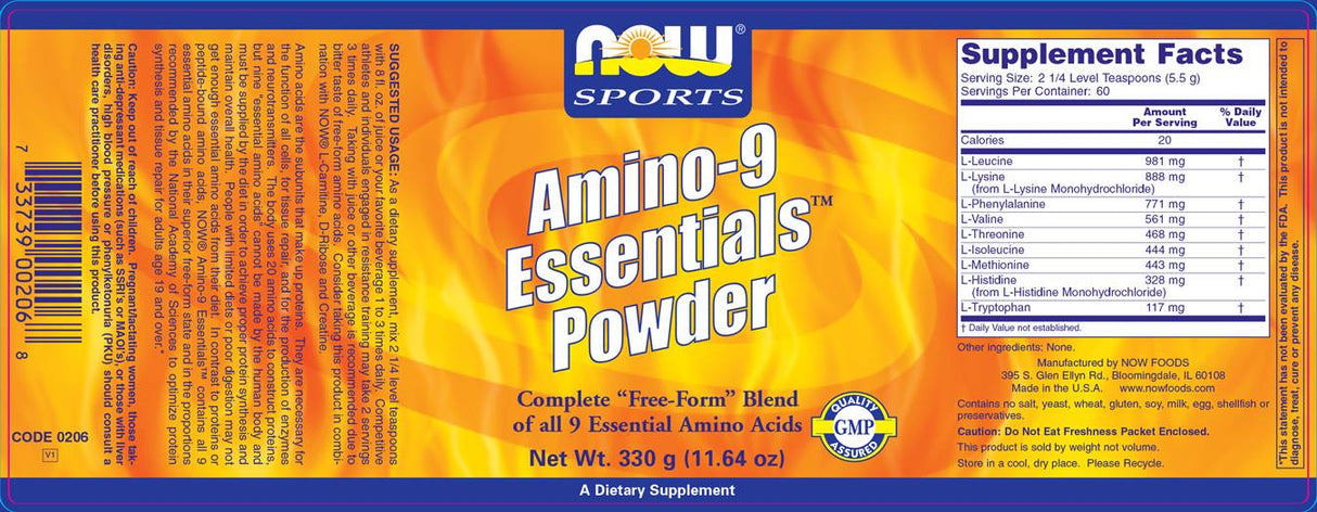 Amino-9 Essentials - 330 грама - Feel You