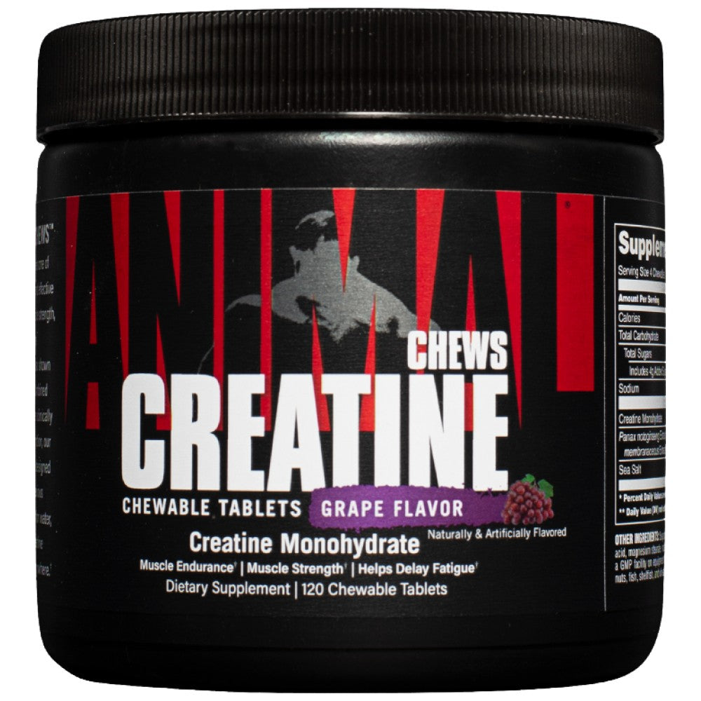 Animal Creatine Chews | with AstraGin® - 120 Дъвчащи таблетки - Feel You