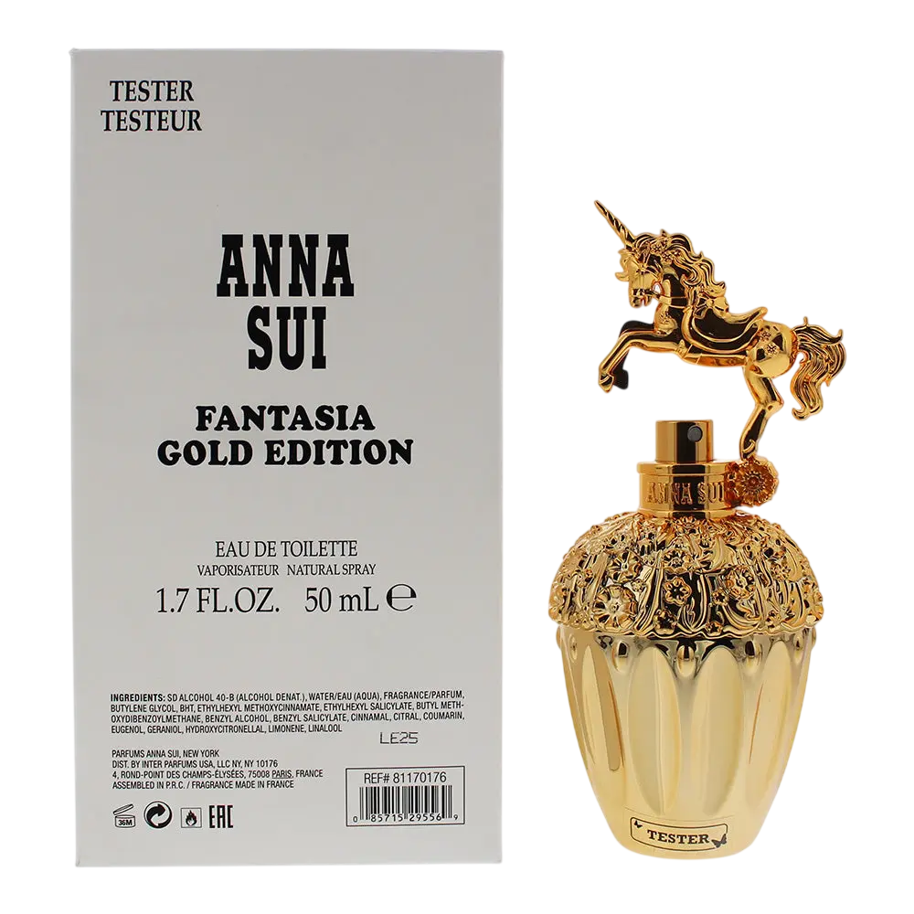 Anna Sui, Fantasia Gold Edition, Eau De Toilette, For Women, 50 ml *Tester - Feel You