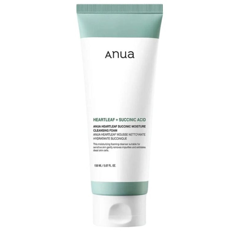 Anua - Heartleaf Succinic Moisture Cleansing Foam, 150ml - Feel You