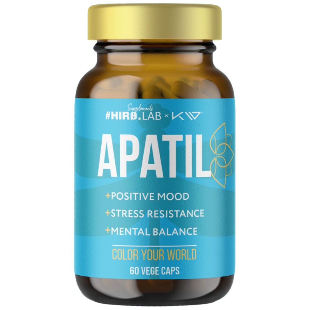 Apatil | Adaptogen Complex with Saffron & Ashwagandha - 60 капсули - Feel You