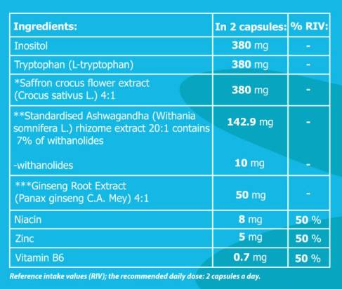 Apatil | Adaptogen Complex with Saffron & Ashwagandha - 60 капсули - Feel You