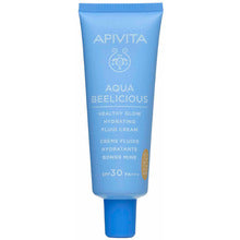 Apivita - Aqua Beelicious Healthy Glow Hydrating Fluid Cream SPF 30 - tinted moisturizer - 40ml - Feel You