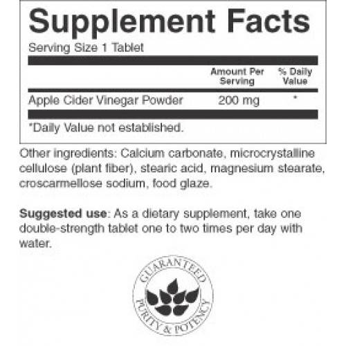 Apple Cider Vinegar 200 mg - 30 Таблетки - Feel You