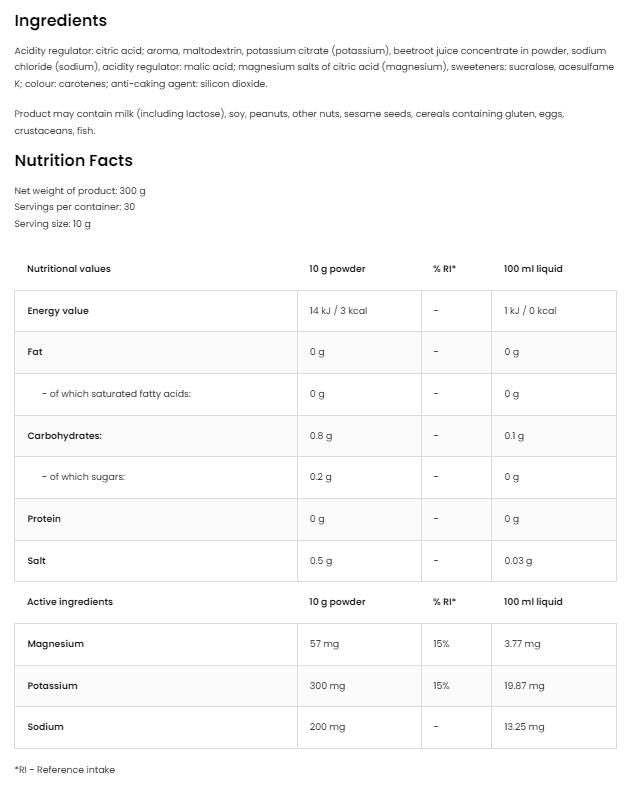 Aqua Kick / Advanced Hydration - Electrolyte - 300 грама - Feel You