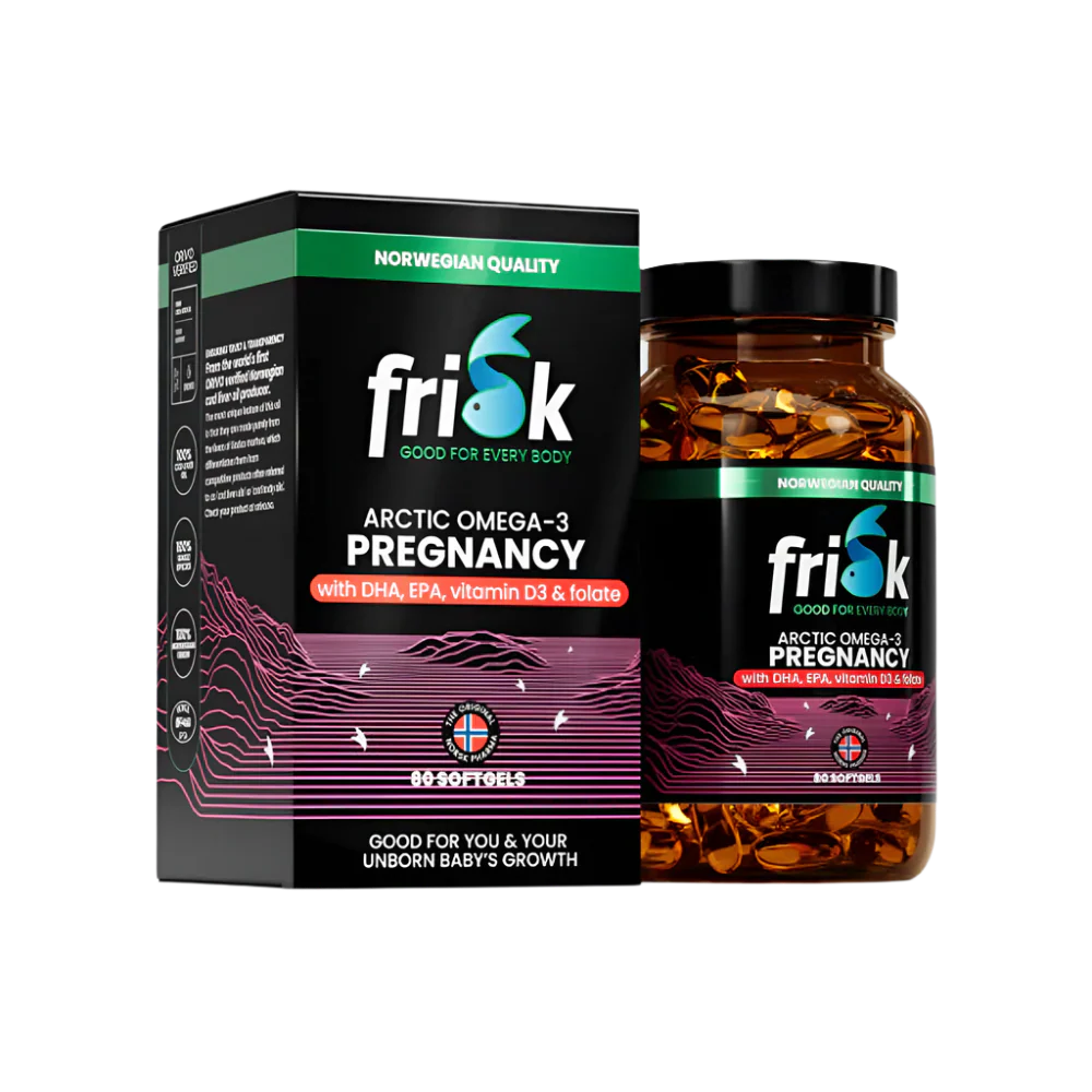 Arctic Pregnancy – Омега-3 при Бременни – 100% Дива Треска от Норвегия – 80 Капсули - Feel You