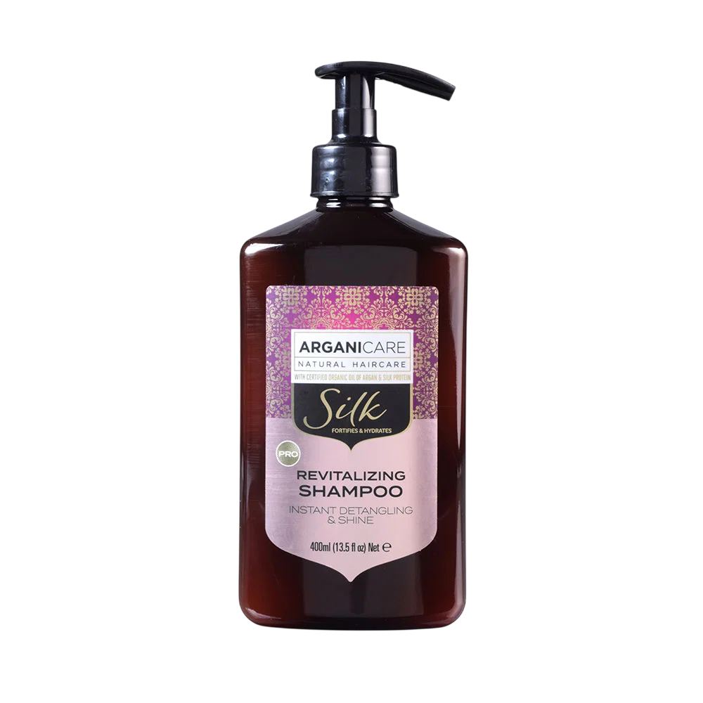 Arganicare, Silk Protein, Hair Shampoo, Hydrating & Nourishing, 400 ml - Feel You