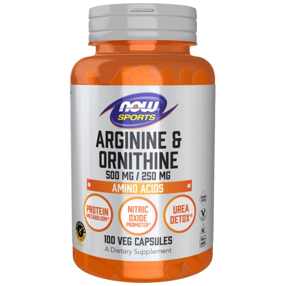 Arginine/Ornithine 500/250 mg - 250 капсули - Feel You