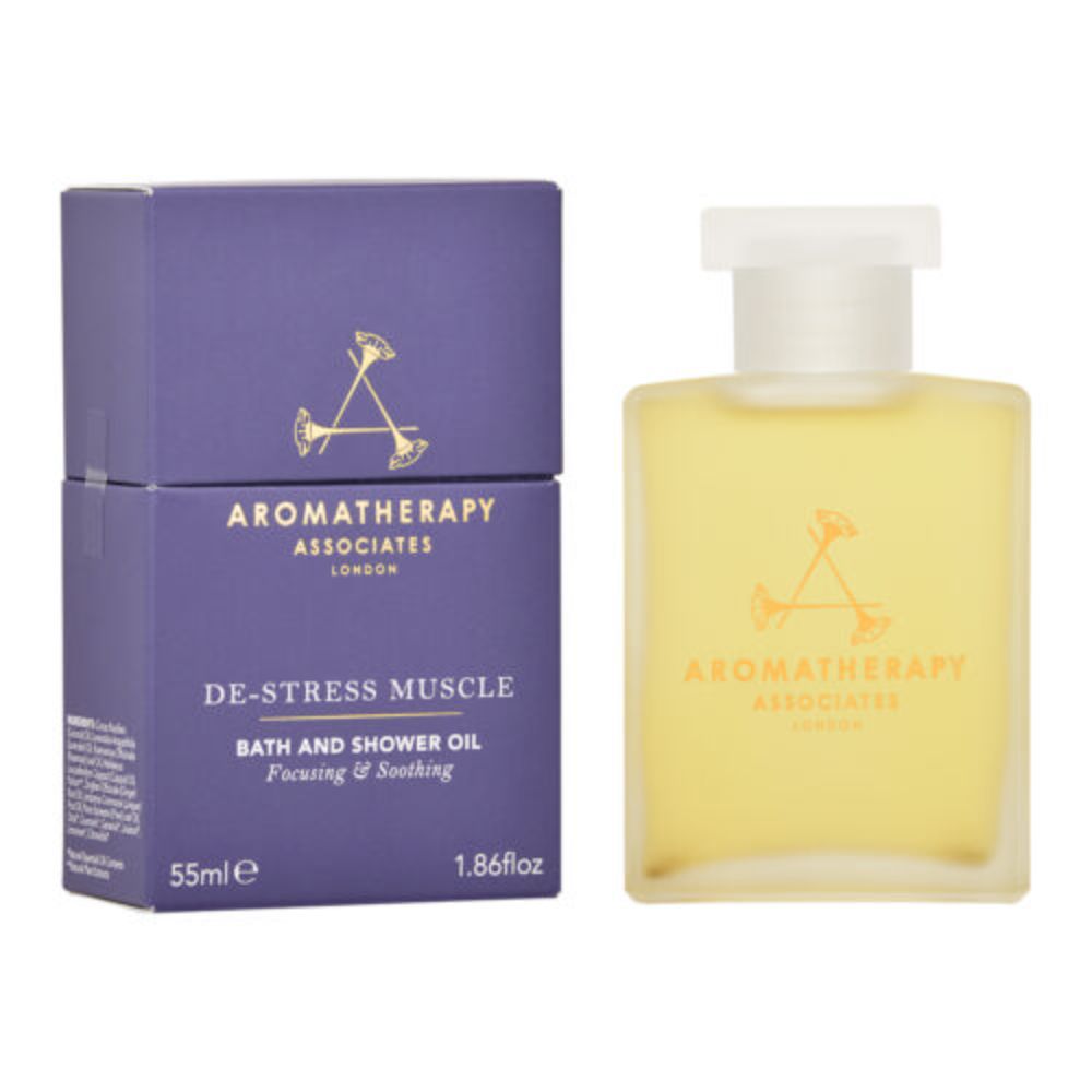 Aromatherapy Associates, De-Stress, Rosemary, Ginger & Black Pepper, Relaxing, Bath Oil, 55 ml - Feel You