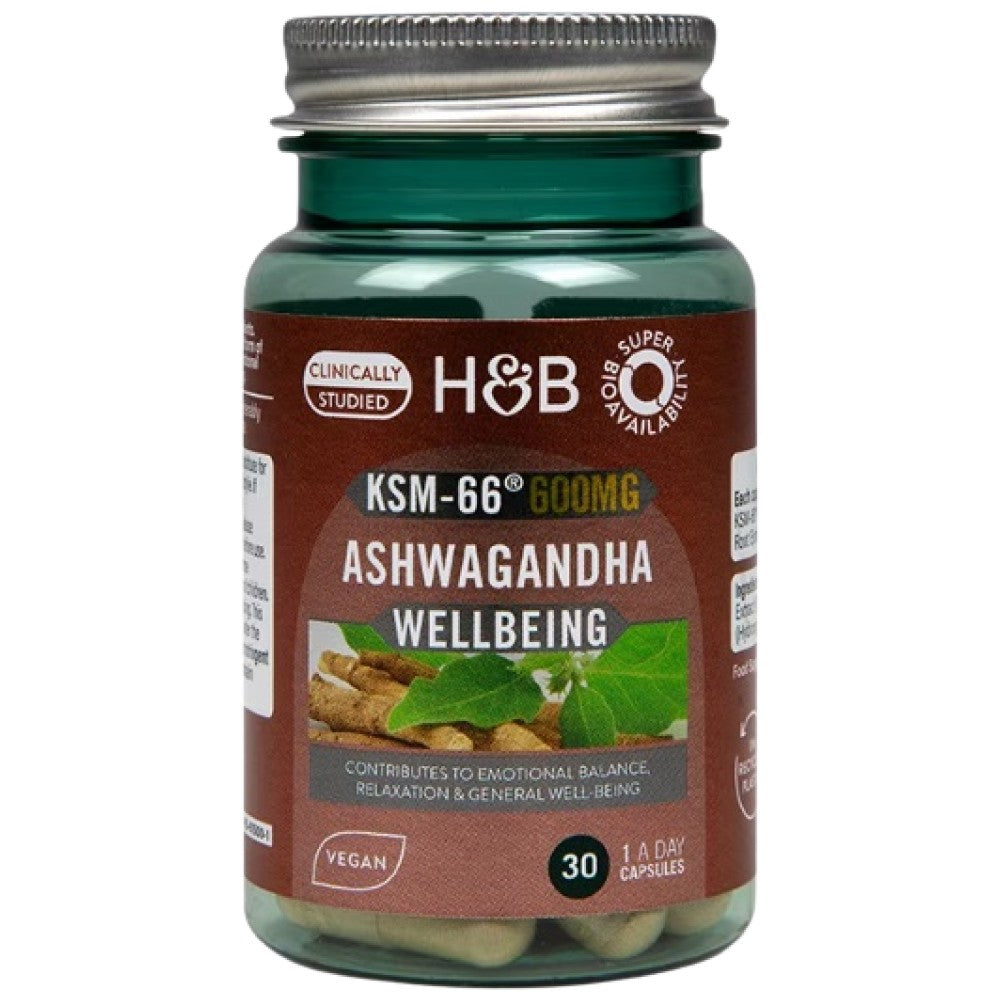 Ashwagandha 600 mg KSM-66 - 30 капсули - Feel You