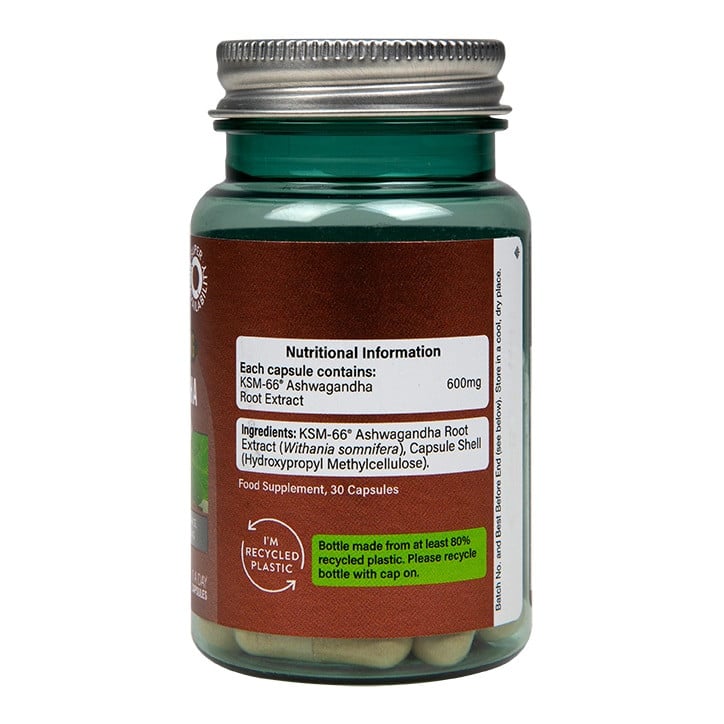 Ашваганда екстракт от корен (Ashwagandha KSM-66) 600mg 30 капсули, H&B - Feel You