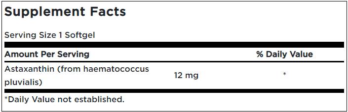 Astaxanthin 12 mg - 30 Гел капсули - Feel You